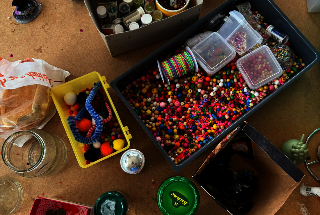 Werkeln, Bauen und künstlerisches Gestalten